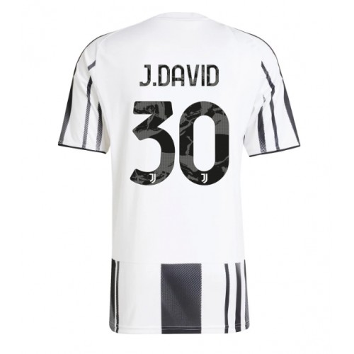 Lacne Muži Futbalové dres Juventus Jonathan David #30 2025-26 Krátky Rukáv - Domáci Lacne Muži Futbalové dres Juventus Jonathan David #30 2025-26 Krátky Rukáv - Domáci